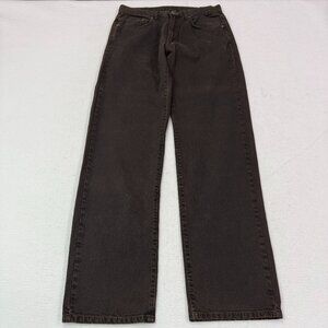 Ermenegildo Zegna Sport Denim Project Mens 32x33 Brown Straight Leg Jeans
